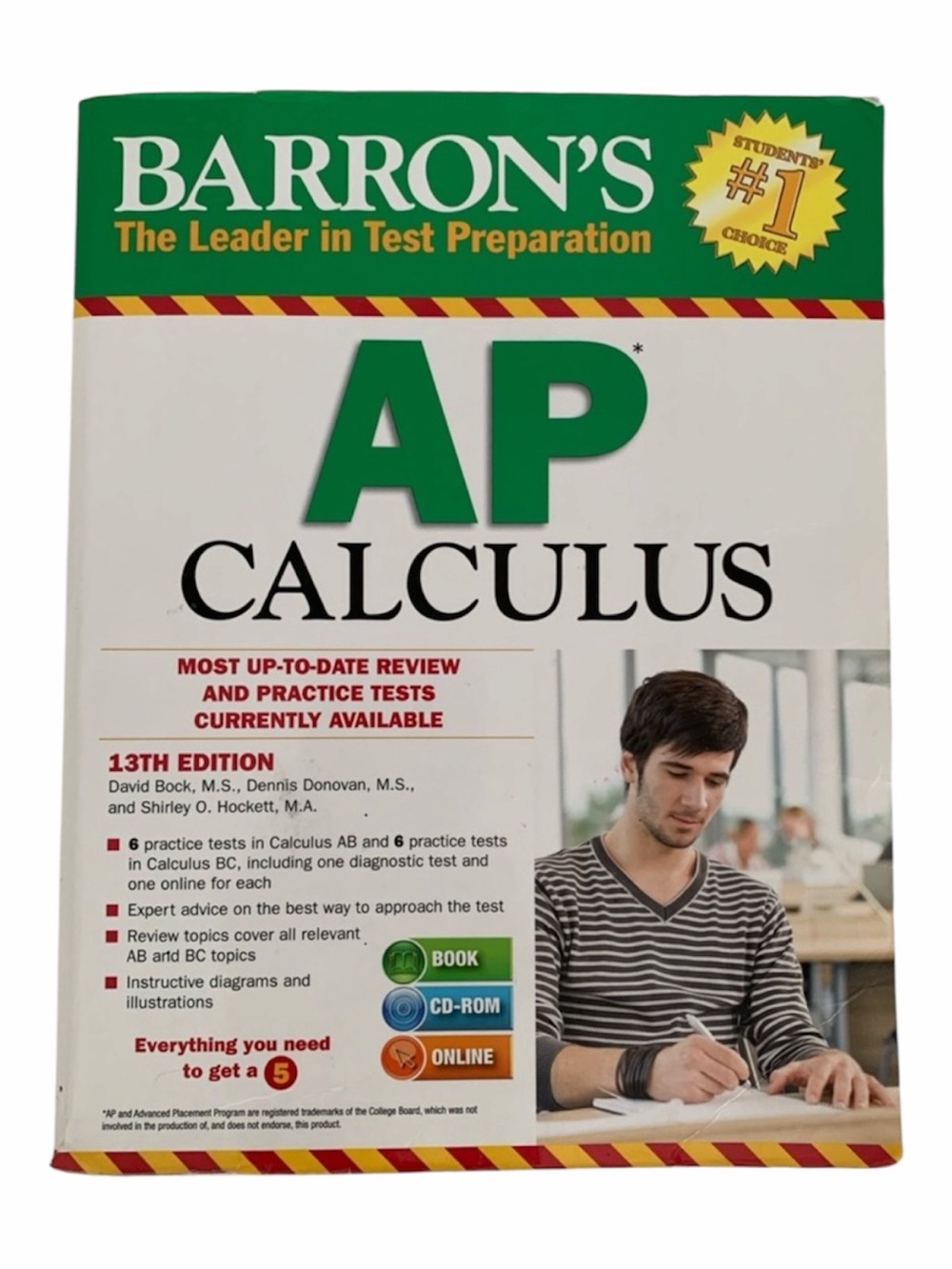 Barron’s AP Calculus AB & BC Test Prep Book 13th Edit. College Exam Study Guide